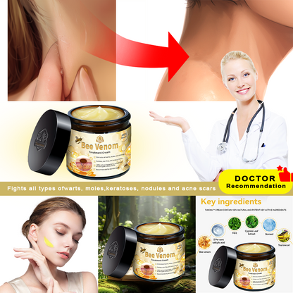 Turonu™ Bee Venom Skin Treatment Cream👩🏼‍⚕️（CDA 𝑅𝑒𝑐𝑜𝑚𝑚𝑒𝑛𝑑𝑒𝑑） (🔥𝑳𝒂𝒔𝒕 𝒅𝒂𝒚 𝒑𝒓𝒐𝒎𝒐𝒕𝒊𝒐𝒏 80% 𝒐𝒇𝒇)